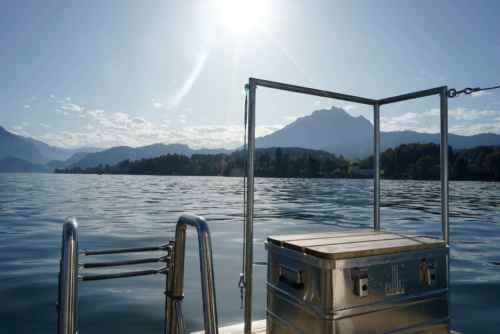 Saunaboot Snack - das Sauna Erlebnis inklusive Nachmittagssnack in Luzern mitten auf dem Vierwaldstättersee